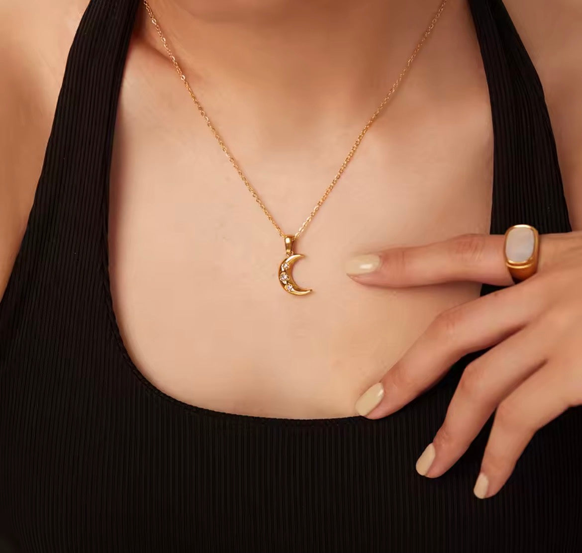 Moon necklace