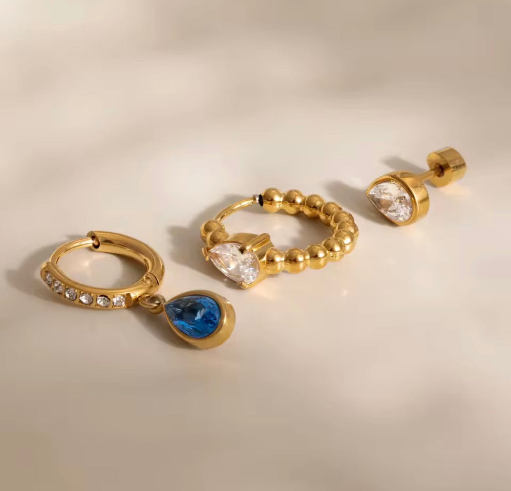 Set de aretes Aura