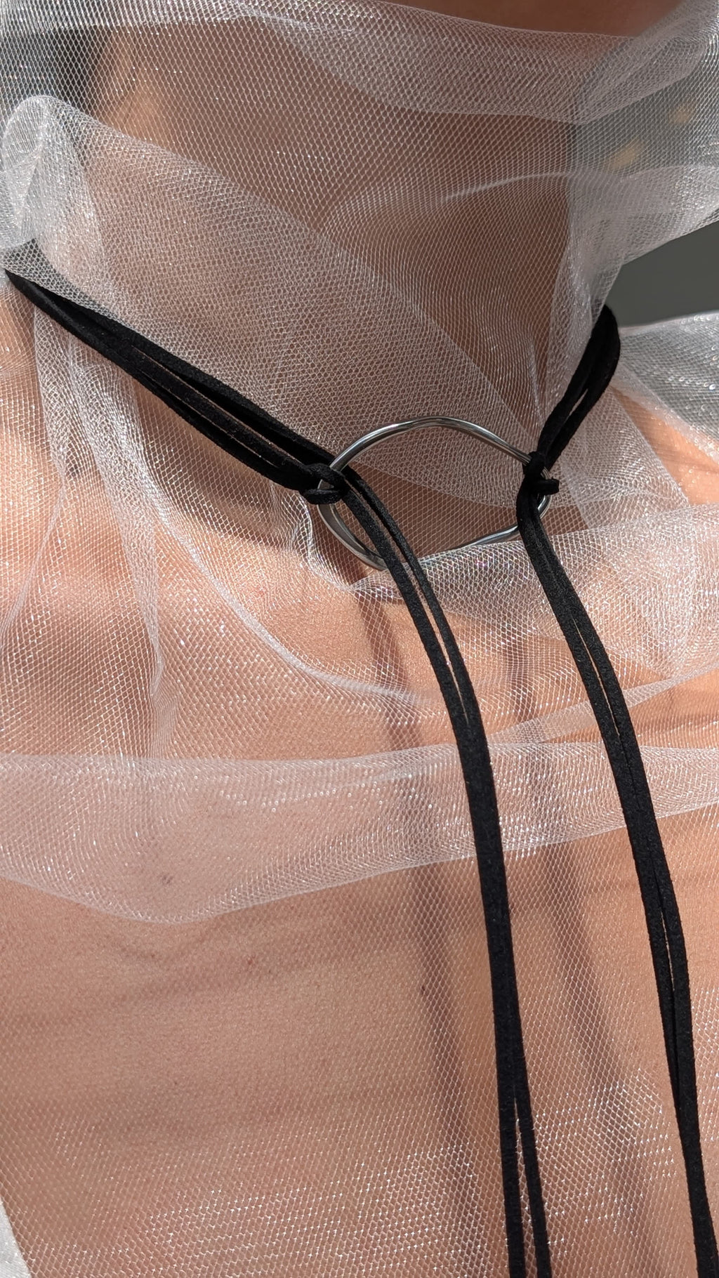 Ellas necklace plateado