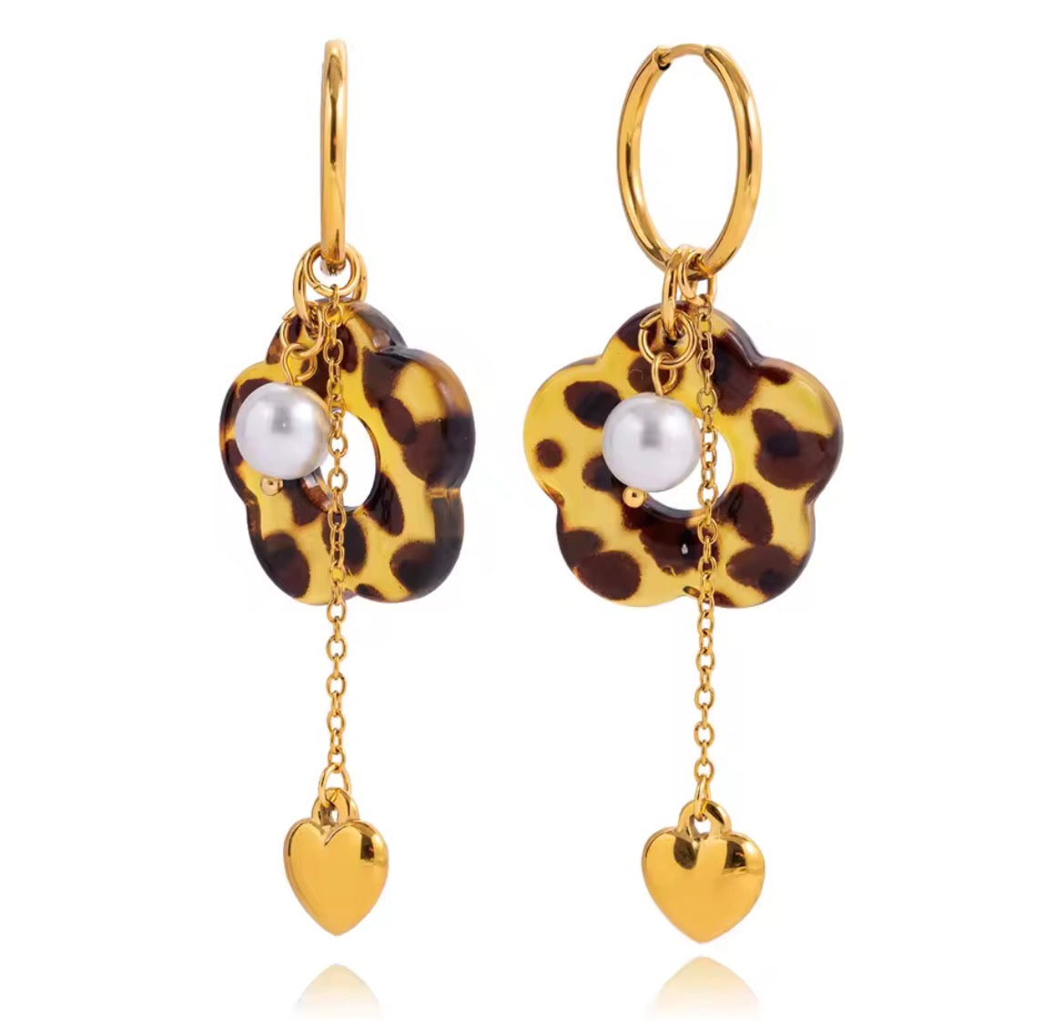 Flower earrings