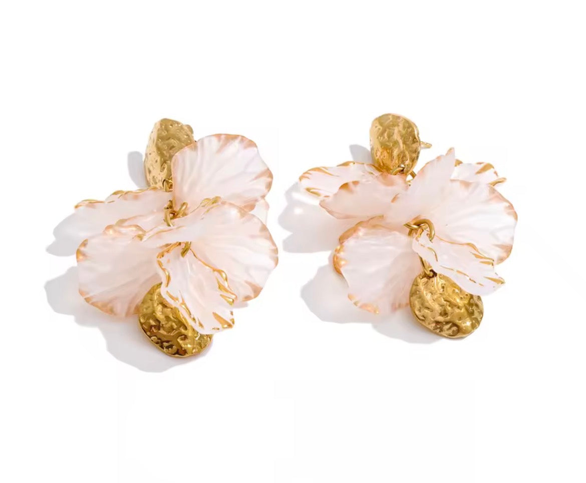 Flower earrings