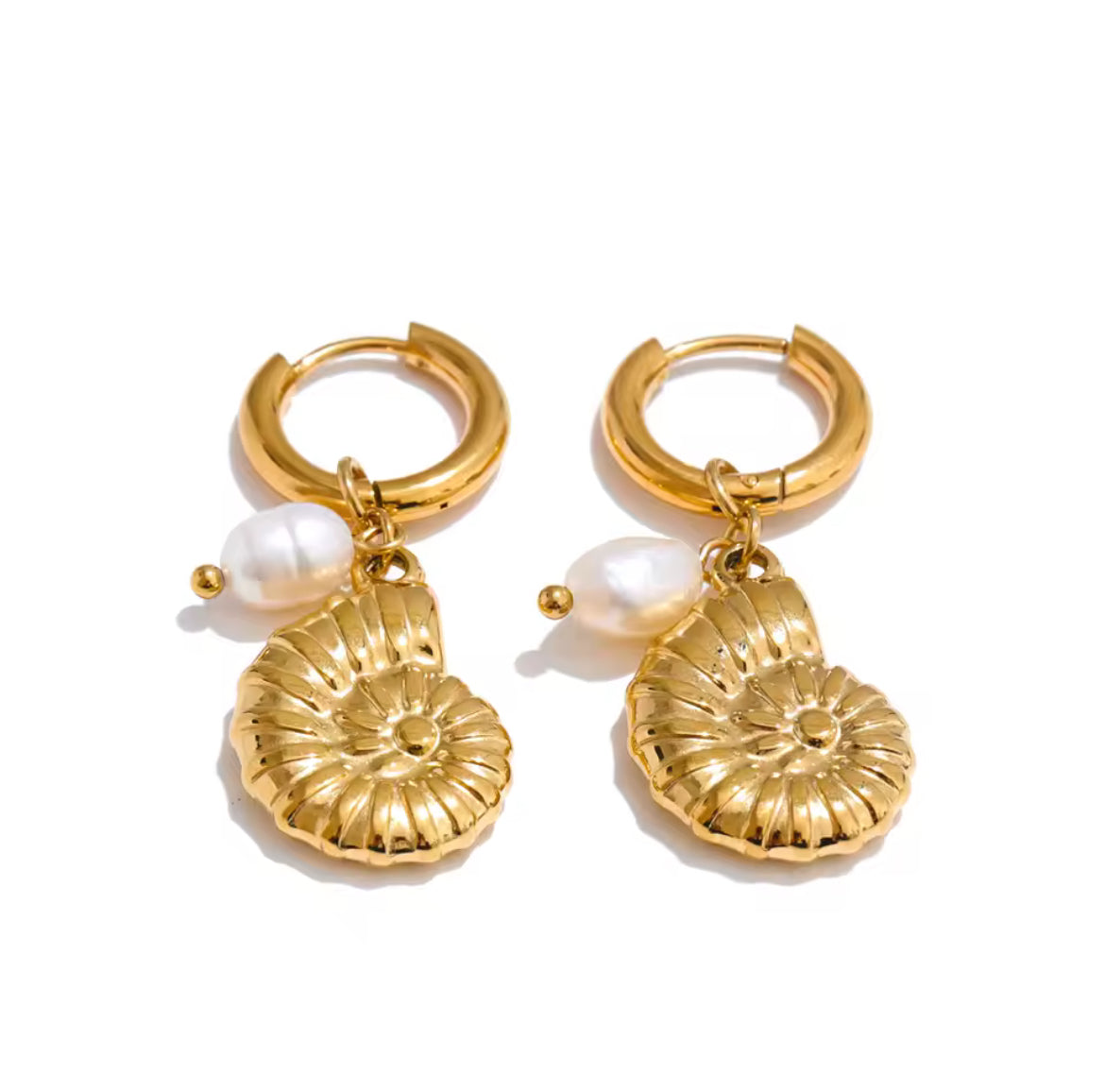 Coral earrings