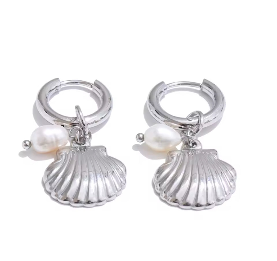 Coral earrings