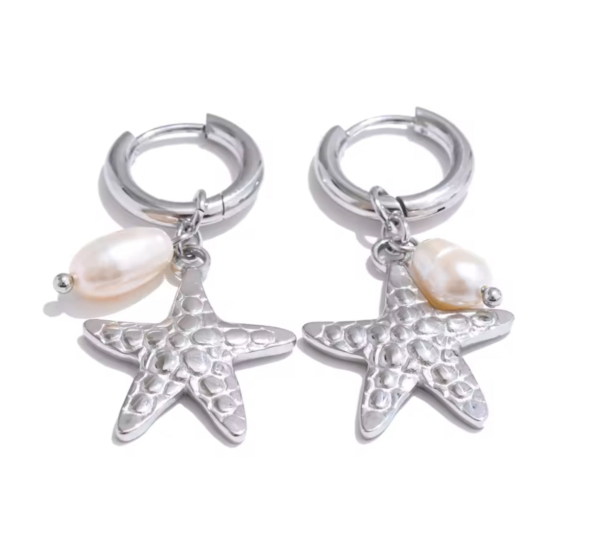 Coral earrings