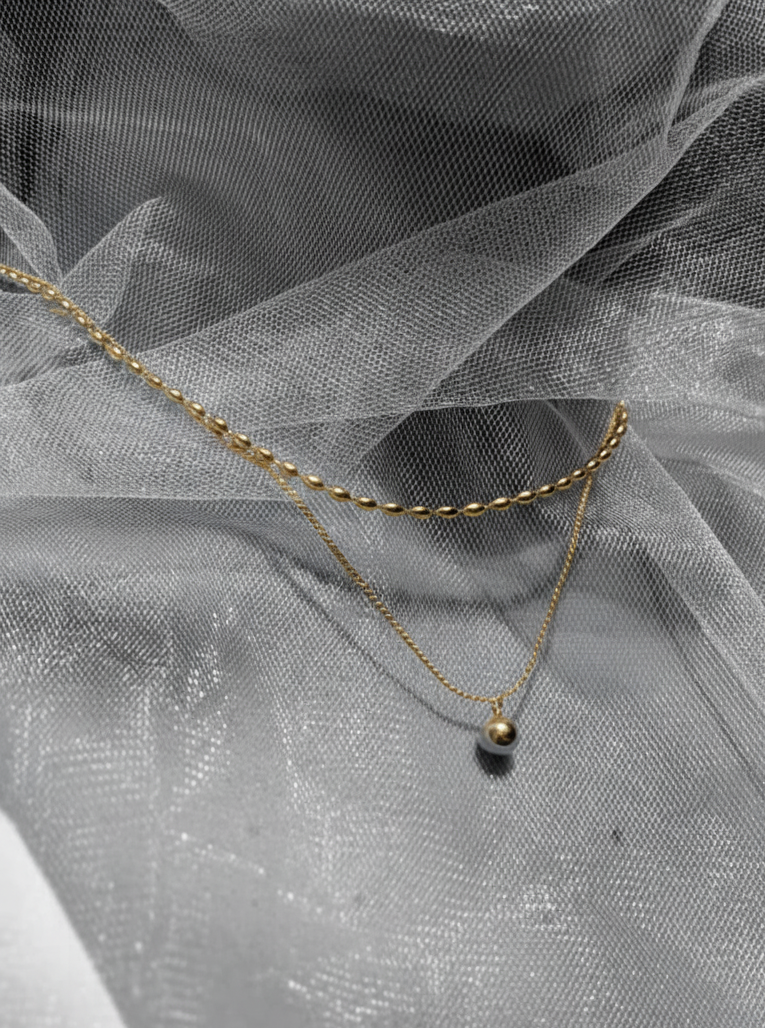 Double Elena necklace