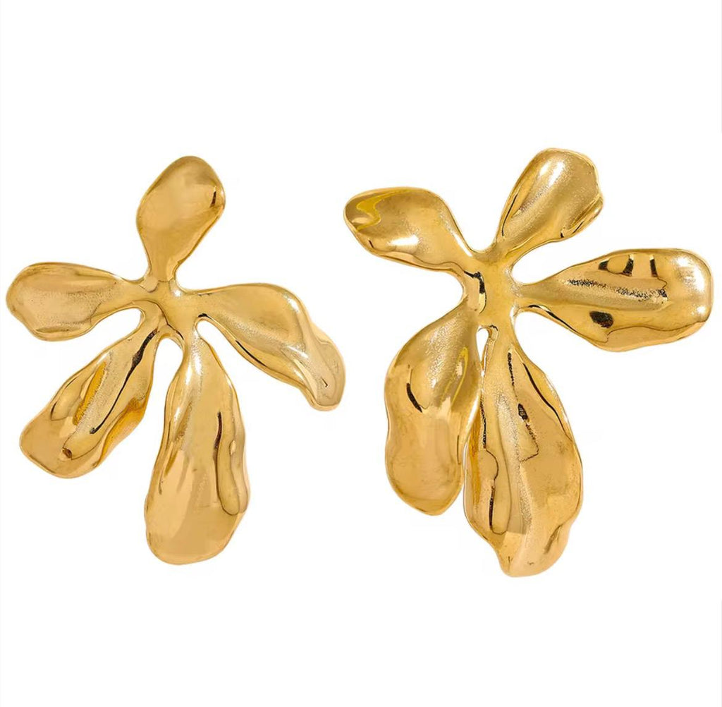 Coral earrings