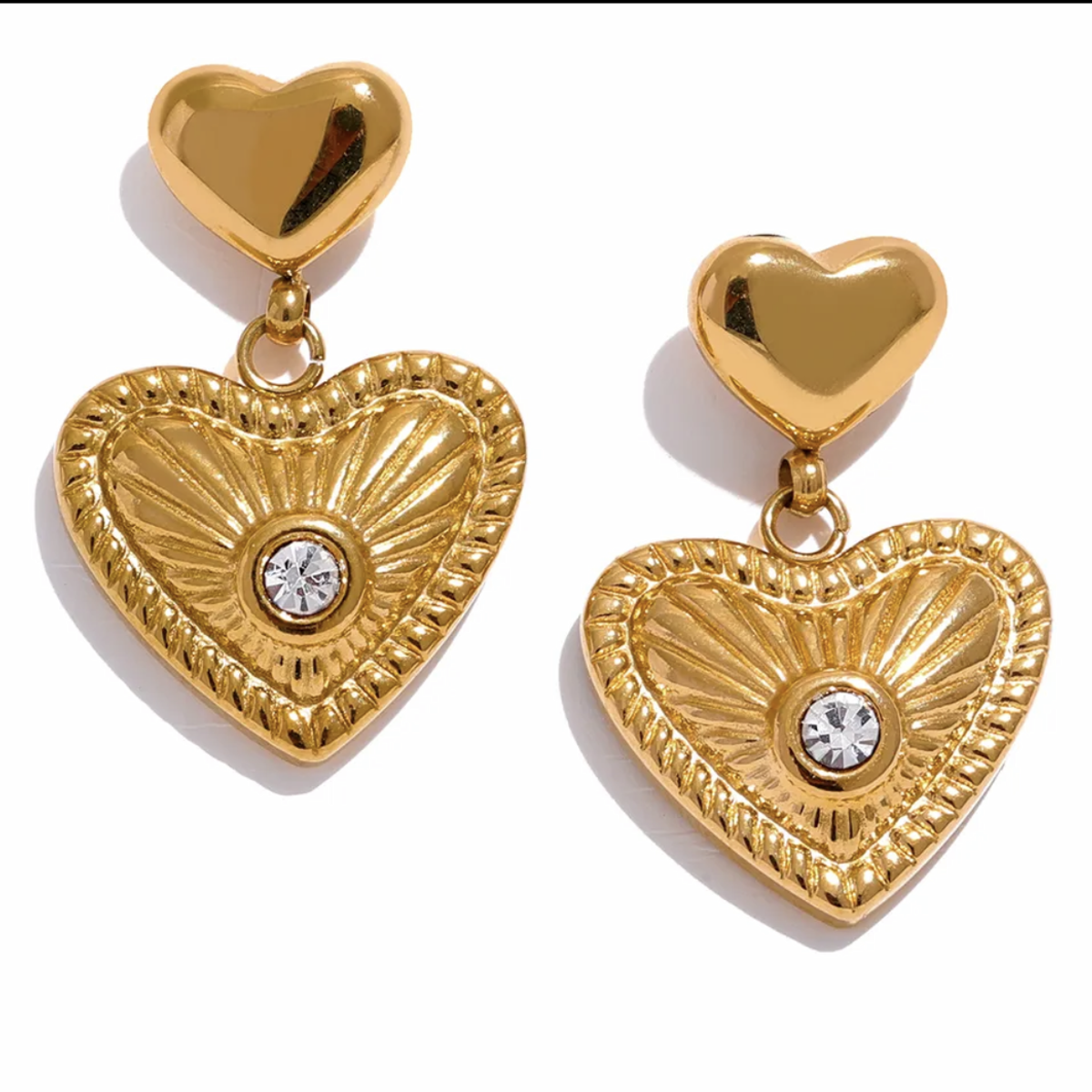 Hearts earrings