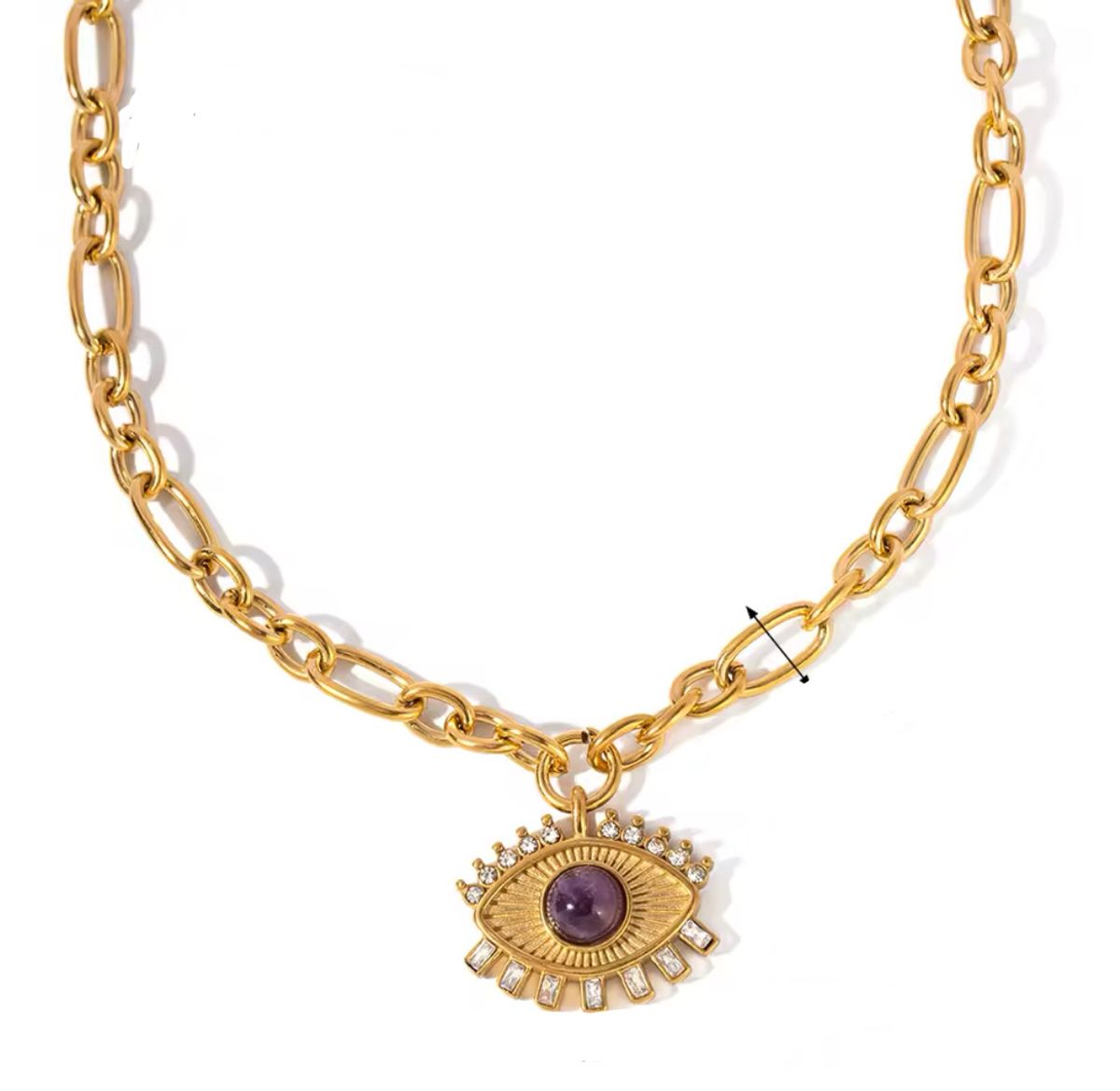 Evil eye necklace