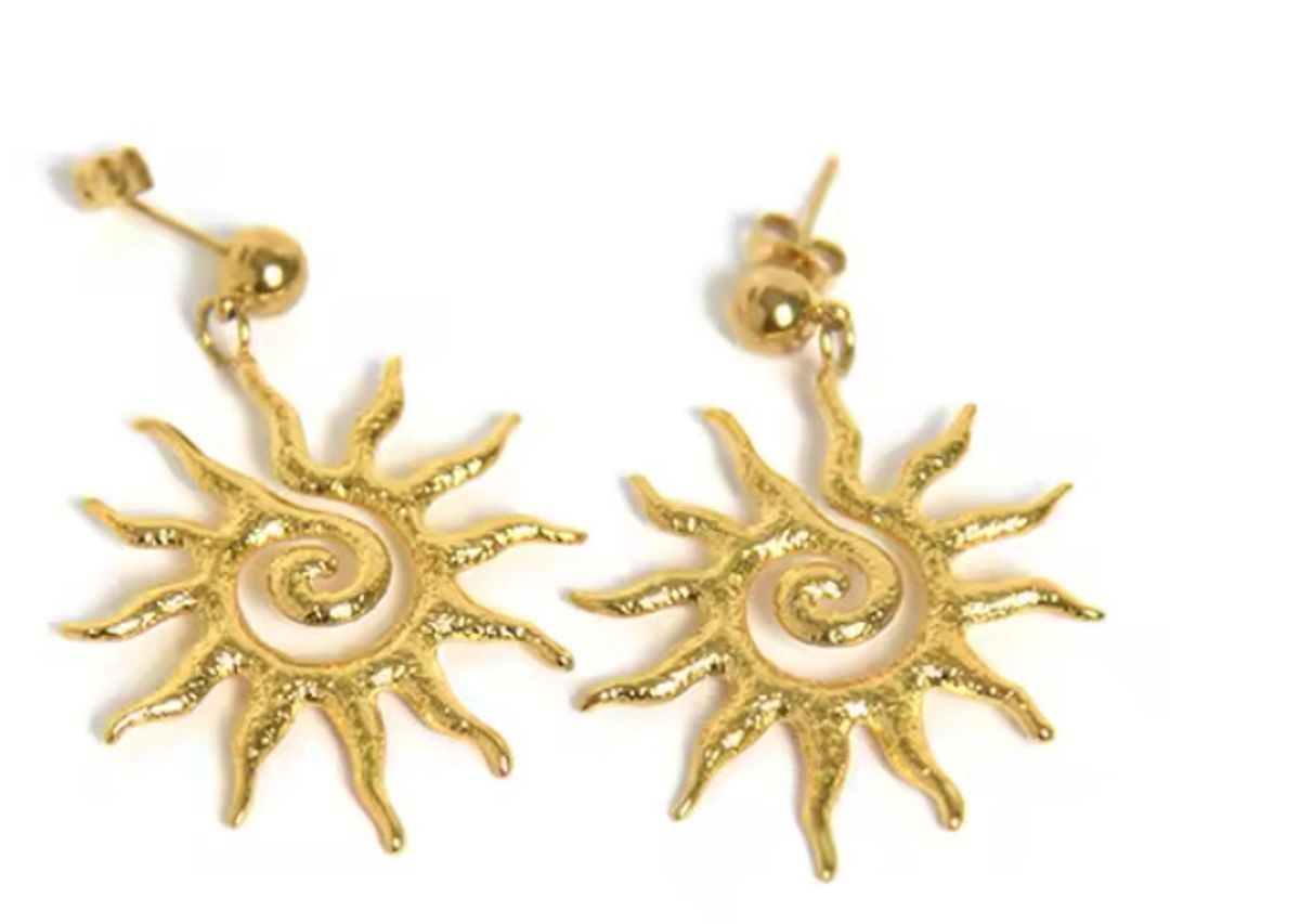 Sun earrings